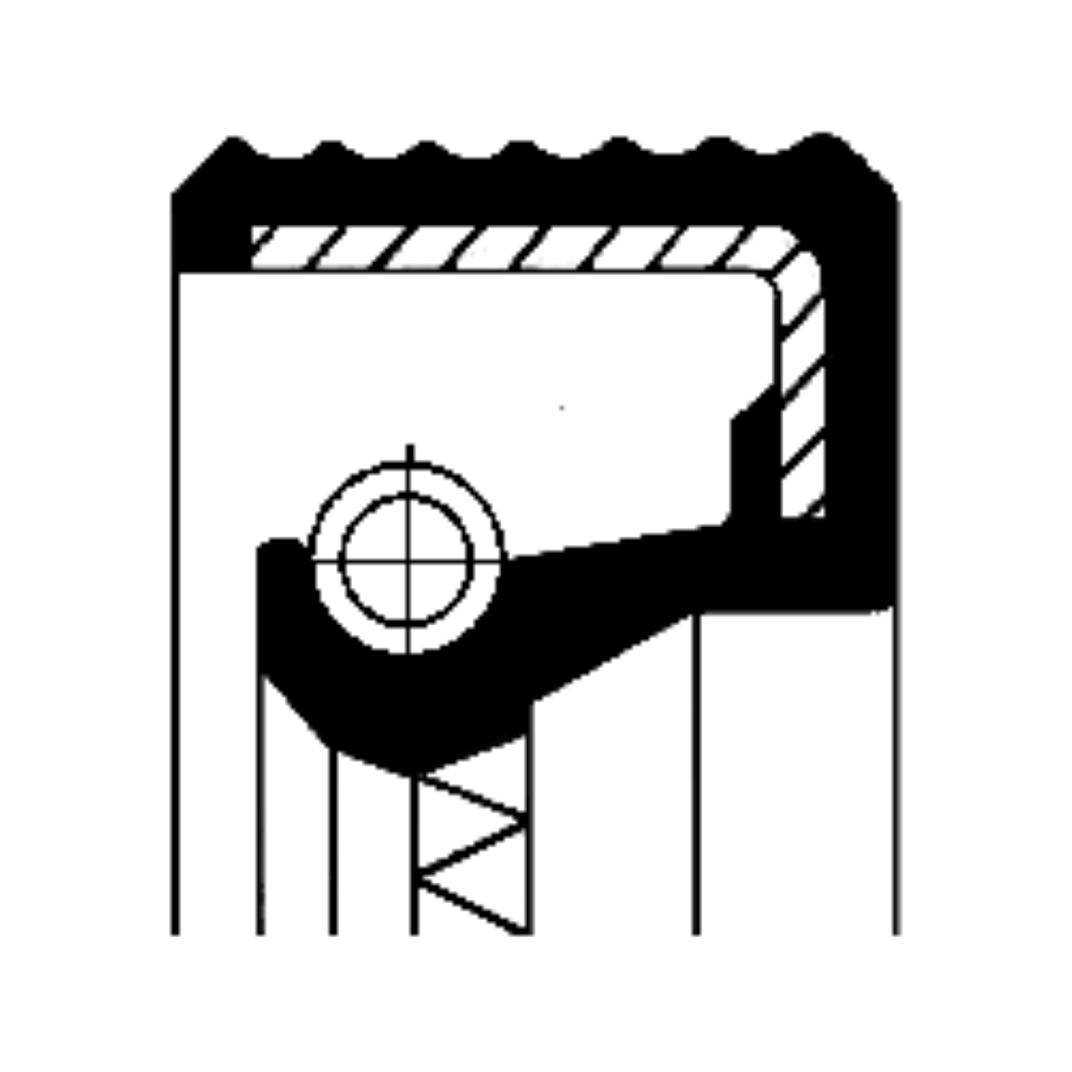 Keçe 25x35x6, 5,5 Kompresör Keçesi | OEM 0159972947