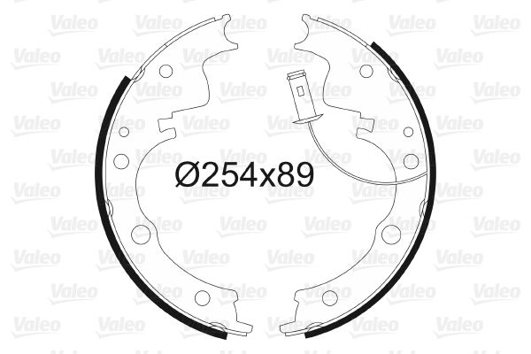 Arka Fren Pabuclu Balata Daily II Mercedes G-Class W463 89> | VALEO 562579 | OEM 1906377 1906377 1906351 1906151 1906351 1906151