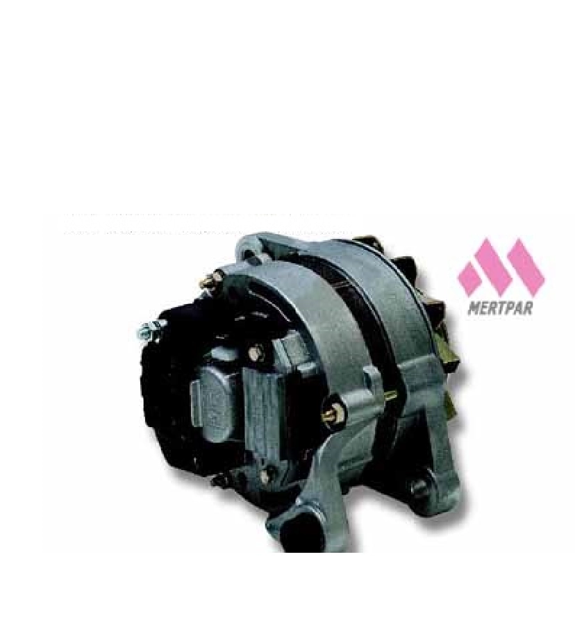Alternatör 12V 45A Mako Tipi Konjektörlü Doğan, Kartal, Şahin, Fiat, Steyr Traktör ( 9,5 V Kayışlı ) ALT480 | OEM 63394551