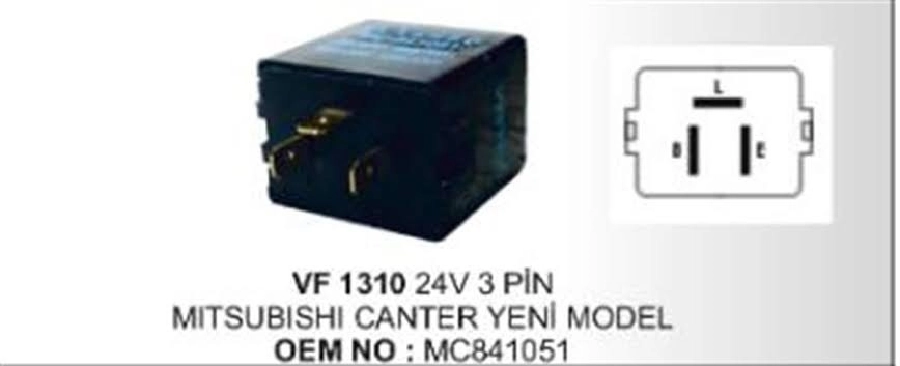 Flaşör 24V 3P. Mitsubishi Canter Yeni Model | OEM VF1310
