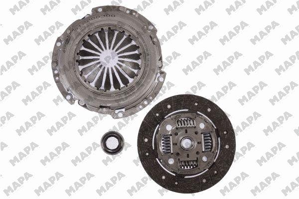 Debriyaj Seti P1007 P206 P207 Nemo Bipper C2 C3 C3 2 C3 3 DV4TD (1,4 Hdi 16V) 1.4VTI 02> | MAPA 022200 500 | OEM 1607870480