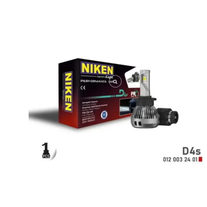 Led Xenon Pro Serisi D4S (1 Adet) | NIKEN 012 003 24 01 | OEM 66440 CLC
