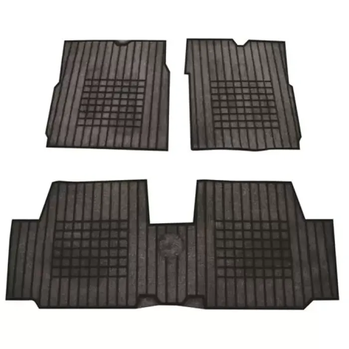 Paspas Dekoratif Bezli Tip (2 On+1 Arka) Rulo Gri R12 | LEOPAR RBR102