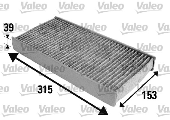 Polen Filtresi Karbonlu P407 C5 C6 04> | VALEO 698884 | OEM 6441EJ 6441EJ 6447RG 6447TC 6447RG 6447TC