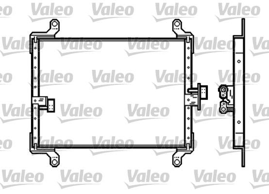 Kondenser Fiat Ducato | VALEO 818191 | OEM 6455T3 1312857080 8FC351