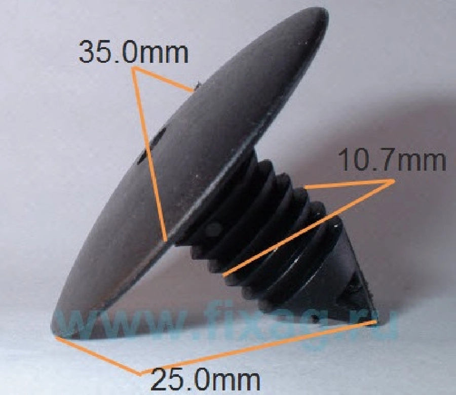 Çamurluk Davlumbaz Klipsi - Renault 9 ( 7mm ) | OEM 504000