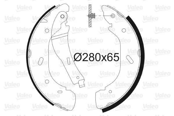 Arka Fren Pabuclu Balata Transit V184 00>06 Arkadan Ceker | VALEO 564012 | OEM YC15 2200 A2D 1227046 1227046