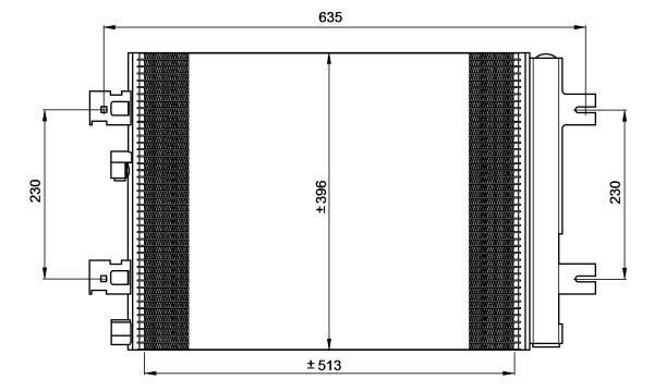 Klima Radyatoru (Kondanser) Dacia Duster Logan 2 Sandero 2 Lodgy 1.2 , 1.4 , 1.5 Dci 1.6 | NISSENS 940262 | OEM 8200741257 921007794R 8660003439