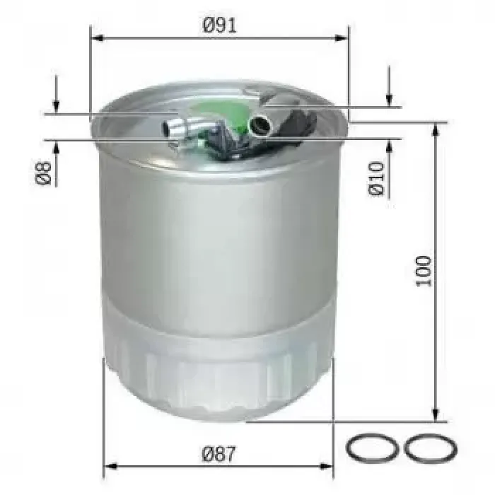 Yakit Filtresi W204 07>14 C219 05>10 W164 05>11 W463 06> Viano W639 03> Vito W639 03> Sprinter 06>09 | BOSCH F026402056 | OEM A6420920101