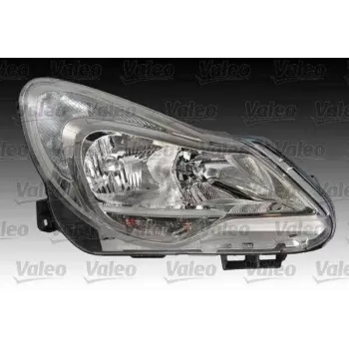 Far Sag Motorlu Ampullu (Krom) Corsa D 09> 14 | VALEO 044586 | OEM 1216695 1216789 1226125