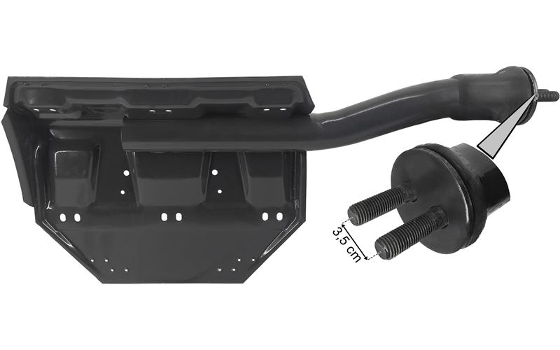 Çamurluk Kolu Arka Scania 4 Seri Sağ (Vidalı) | OEM 1457930