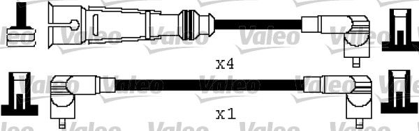 Buji+Bobin Kablosu Polo 1,4 (95>99) | VALEO 346415