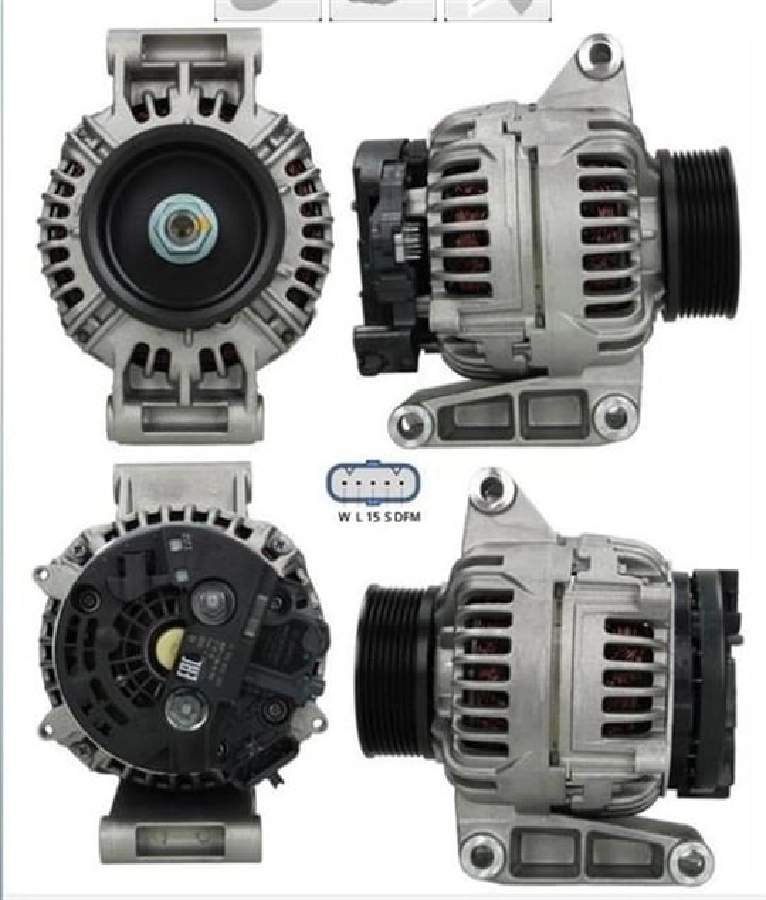 Alternatör Sarj Dınamosu 28 V 150 A Mercedes Benz Actros 2445 Ls 07.2012 ; Actros 2442 Ls 07.2012 | OEM 1986A01038