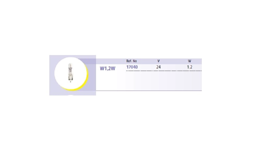 Ampul T5 24V 1.2W Mini Dipsiz Ampul | OEM 17040(3000)