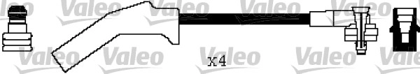 Buji Kablosu Takim Fiesta IV 95>03 Ka 96>08 1,3 Efi Mazda 121 III 96>03 | VALEO 346485 | OEM 1018119 1018119 1018131 1089980 1018131 1089980