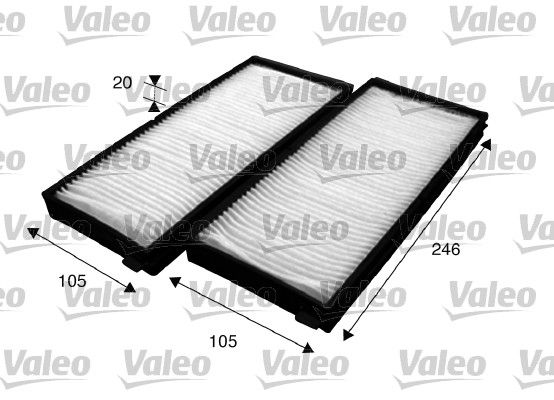Kabin Filtresi Kia Sportage (Pa) | VALEO 715618 | OEM 0K2N16152X 0K2N16152XA 0K2NJ6152X