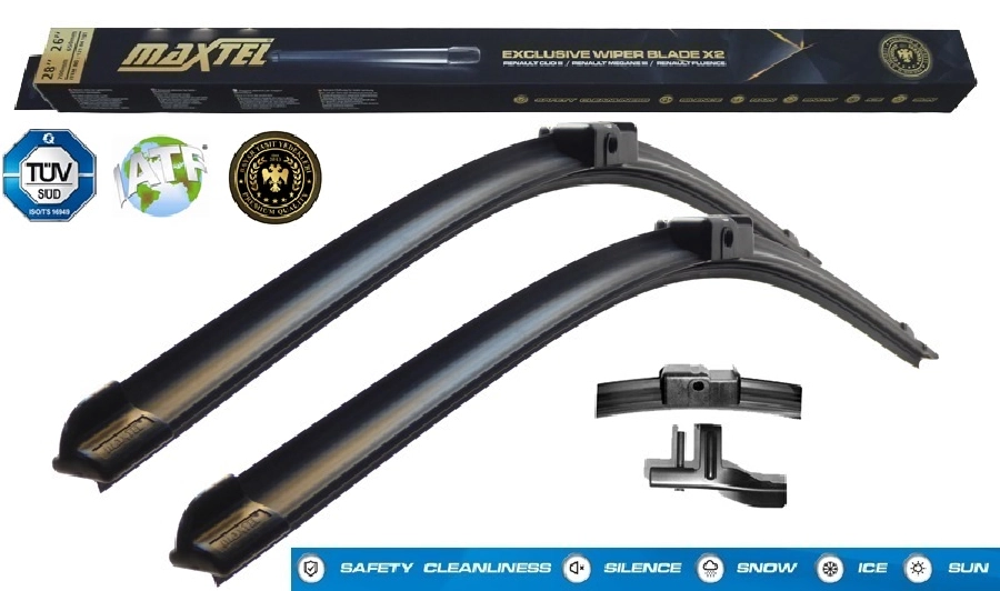 Silecek Muz 22" + 18" 550mm + 450mm Opel Astra H 04,2004-05,2014 Opel Vauxhall Astra V 08,2004-11,2010 | OEM 12107301