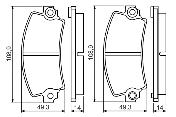 On Fren Balatasi R12 | BOSCH 0986495270 | OEM 7701201095