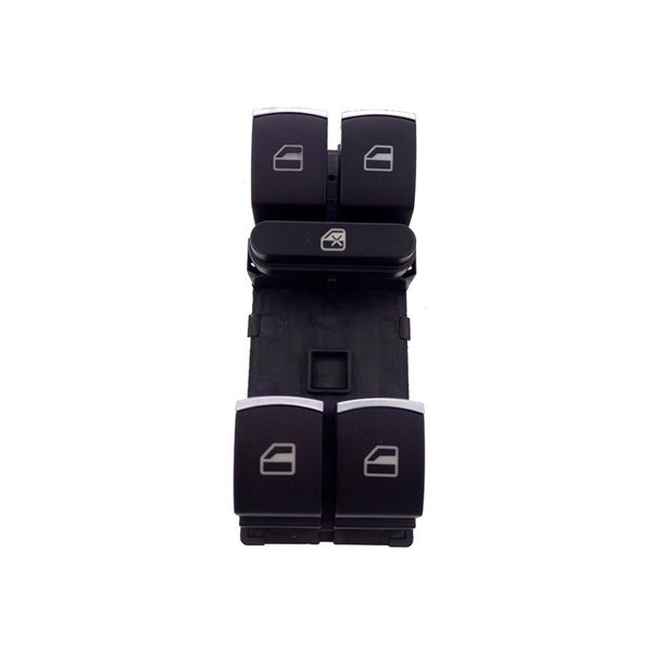 Cam Acma Anahtari Surucu Tarafi Dortlu (Krom Kaplama) Golf 4 Passat / Cc Jetta 4 Tiguan Touran 05>16 | ROCKSWELL A053 | OEM 5K4959857 5K4959857A