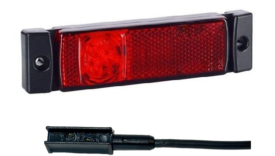Tırsa Krone Tip Yan Side Lamba Kırmızı Kılıç Uçlu