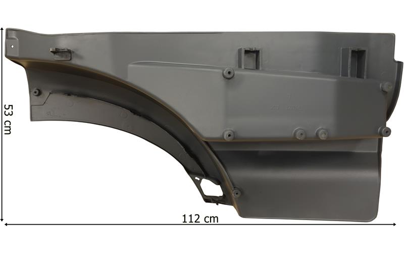 Çamurluklu Basamak Actros MP4 Sol (1842, 2642) | OEM 9606667103