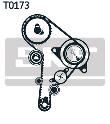 Triger Kayis Gergi Kiti Crafter 06>16 Bjm Bjk Bjl 2.5 Tdi | SKF VKMA 01244 | OEM 038109244B