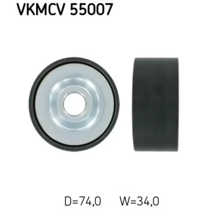 Kayis Gergi Rulmani MAN D 2066-D 2676 Loh-Lftga 18.430 D2066 04> Starliner Tourliner 74×34 Mm | SKF VKMCV 55007 | OEM 51958006076 51958006092