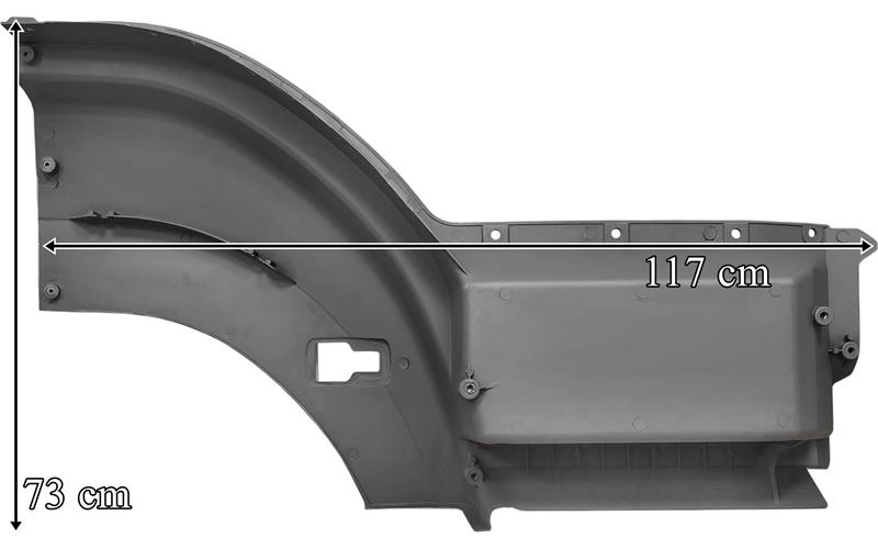 Basamak Komple Axor 4140 Sol (Fiber-Gri) - (1.KALİTE) | OEM 9446661701