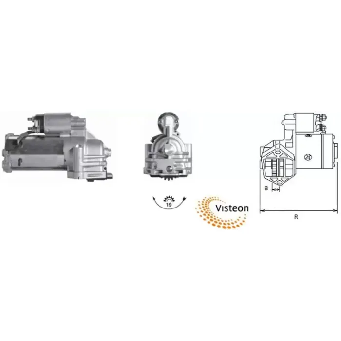 Mars Motoru Komple Transit V184 2.4 19 Dis 01>06 | VISTEON 20-100-01022 | OEM YC1U 11000 AF 1449615