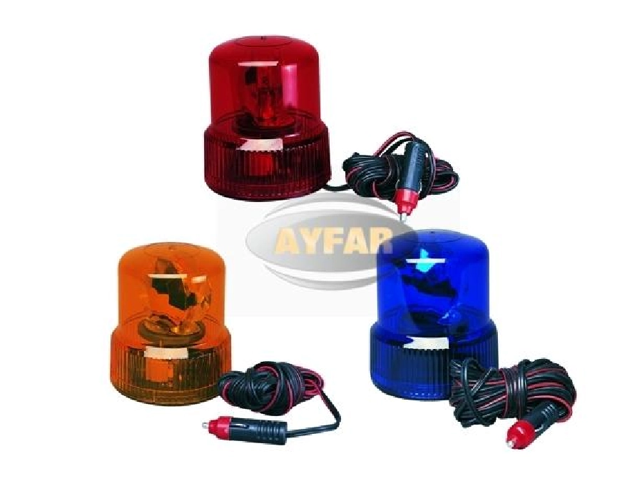 Tepe Döner Lamba 12V H3 Ampüllü Mıknatıslı Sarı | OEM TR502S