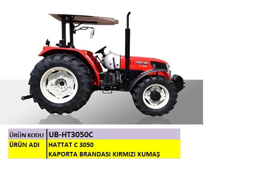 Branda Kaporta Traktör - Kamuflaj Hattat C 3050 | OEM UBHT3050C
