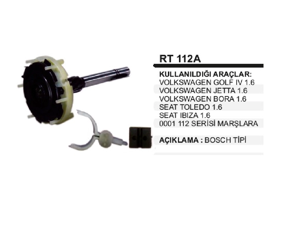 Redüktör Komple Volkswagen Golf 4 1.6, Jetta 1.6, Bora 1.6, Seat Toledo 1.6, Ibiza 1.6 | OEM RT112A
