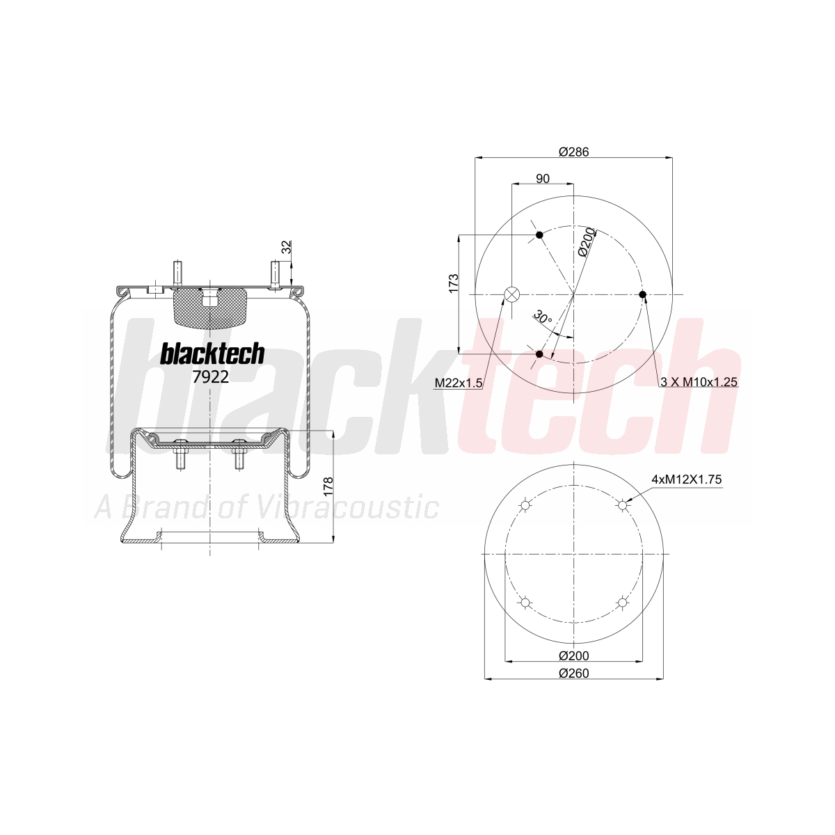 Körük Komple Metal Pistonlu | OEM 1384274
