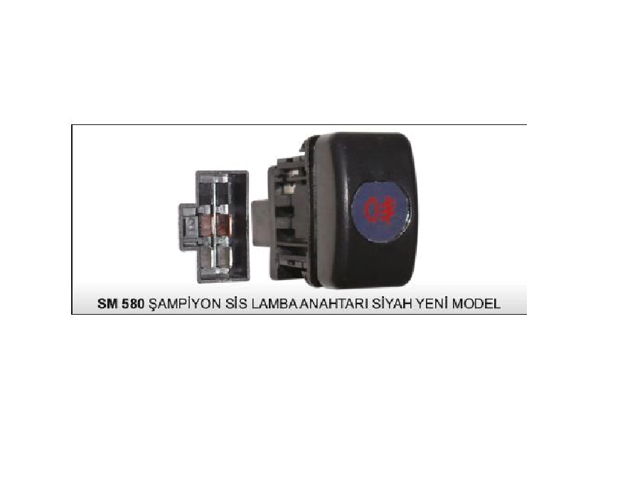 Şampiyon Sis Lamba Anht Siyah Yeni Model | OEM SM580