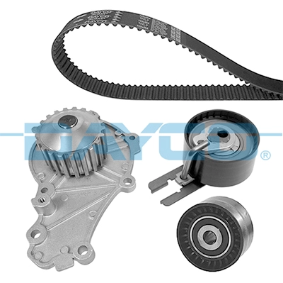 Triger Seti+Devirdaim Su Pompasi P206 P207 P307 C1 C2 C3 (1 2 2) C3 Pluriel Xsara 2 DV4TD (1,4 Hdi 8V Fiesta 1,4TDCI) (144DIŞ Kayis) , Mazda 2 1.4 Mzr-Cd 08>15 | DAYCO KTBWP8750 | OEM 2S6Q
