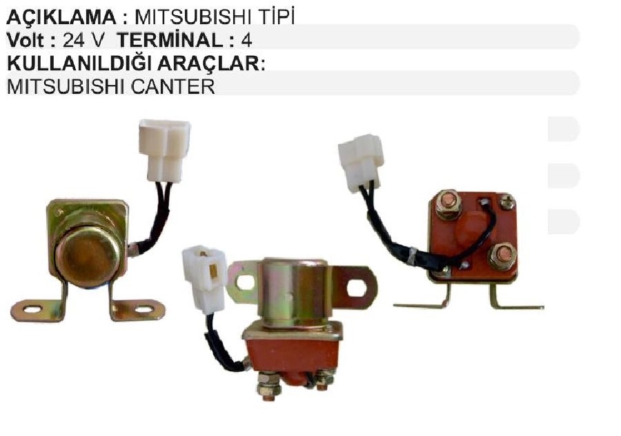Marş Otomatiği Yardımcı 24V Mitsubıshı Canter | OEM SW060