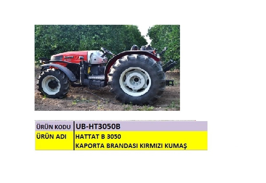 Branda Kaporta Traktör - Kamuflaj Hattat B 3050 | OEM UBHT3050B