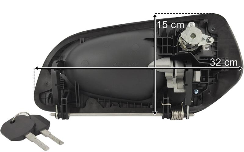 Kapı Dış Kolu Actros MP4, Arocs Sağ (Kilitli) | OEM 9607230709