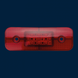 B.a 9 Ledli Side Marker Lamba 11.50 900 K2 Kırmızı