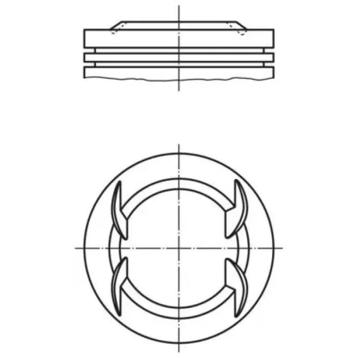 Piston+Segman (79,00MM) Std Z16XER A16XER Astra H / J Insignia Cruze | MAHLE 011PI00111000 | OEM 55566881-623591-623592