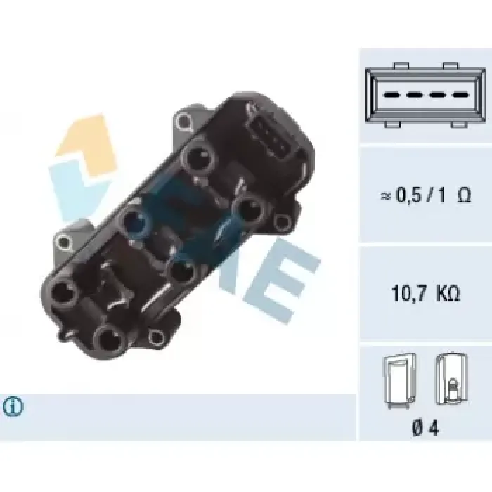Atesleme Bobini X25XE Vectra B Omega B | FAE 80406 | OEM 1208007
