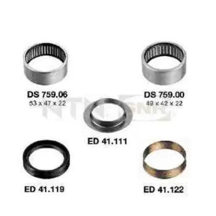Torsiyon Tamir Takim (Rulman Kiti) P205 P306 Xsara Zx (Tek Teker Icin) | SNR KS55900 | OEM 513145 513145 513149 515408 513149 515408