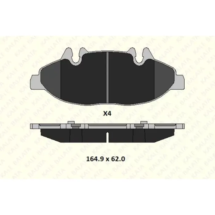 Fren Balatasi On Viano W639 03> Vito W639 03> | KALE B 24007 202 14 MSH | OEM A0064204320