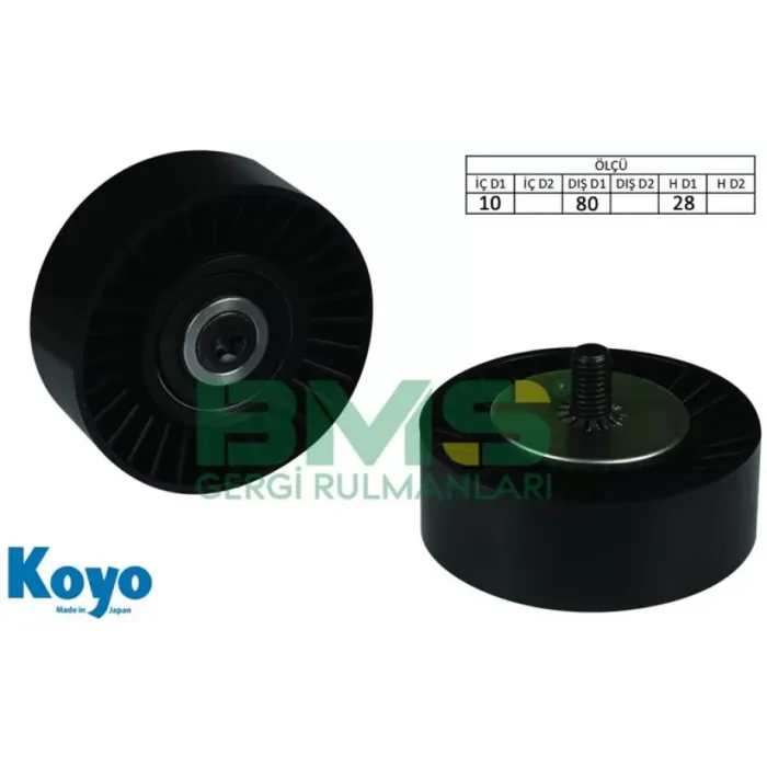 5 Kayis Gergi Rulmani BMW E81 E87 E90 F10 M57 N43 N45 N46 N47 N54 N57 | BMS 417 | OEM 11287556251