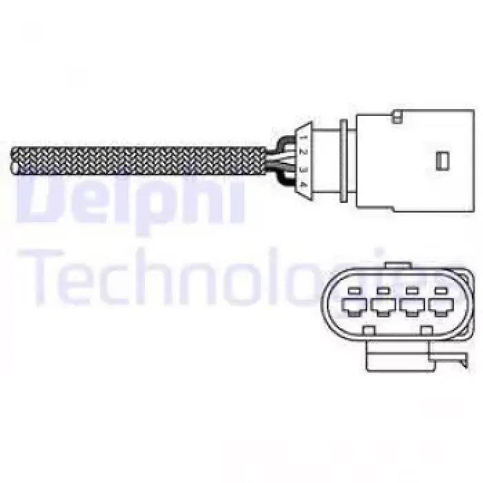 Oksijen Sensoru A3 II Altea Leon II Toledo III Golf V Polo IV | DELPHI ES20289-12B1 | OEM 06A906262BS