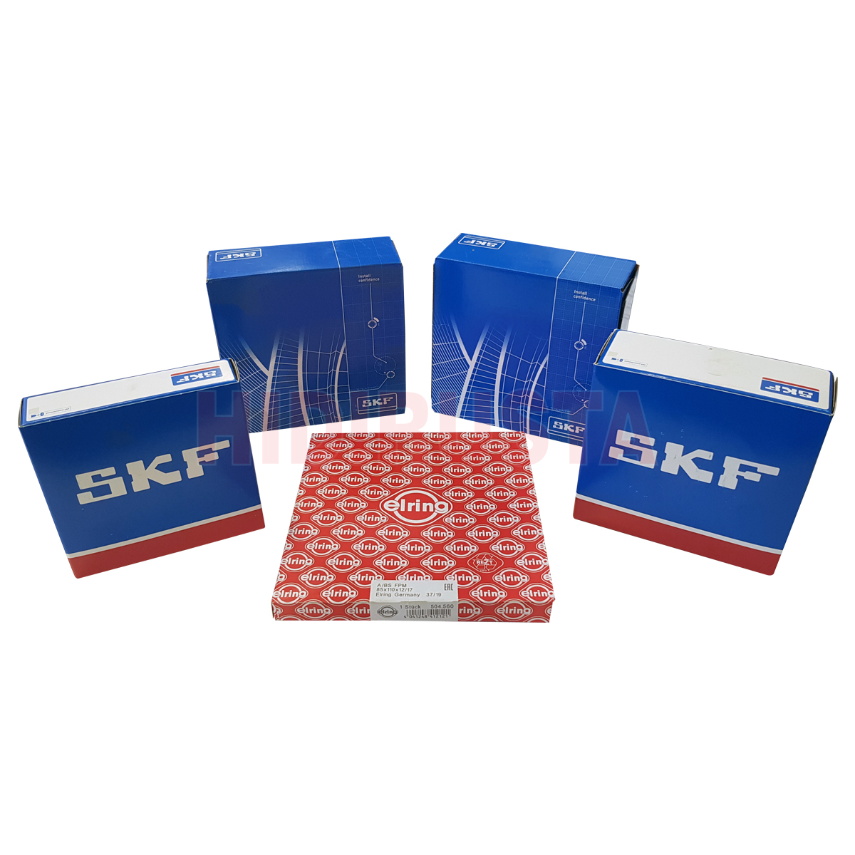 Diferansiyel Rulman Seti 4140, 3340 Çift Çeker Ön (4 Adet Skf) | OEM HU135068