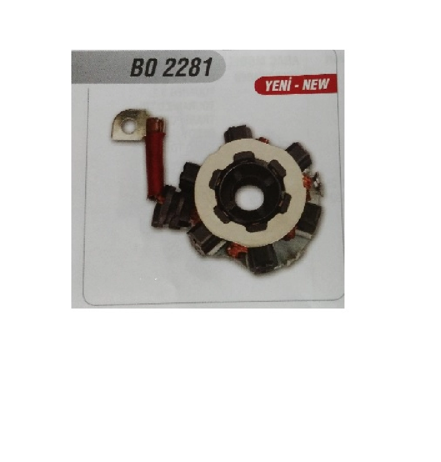 Marş Kömür Yuvası Chrysler, Ferrari, Fiat Punto-Doblo, Porsche, Alfa, BMW, Mercedes Start Stop (6 Kömürlü) | OEM BO2281
