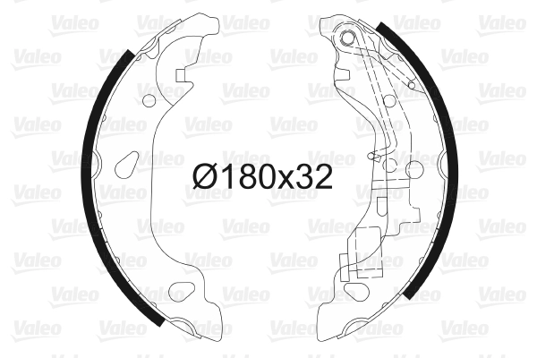 Arka Fren Balatasi Pabuc Punto 1,2 / 1,3JTD / 1,9JTD 99> Absli Araclar Icin | VALEO 562770 | OEM 71739597 71739597 77362296 9948373 77362296 9948373