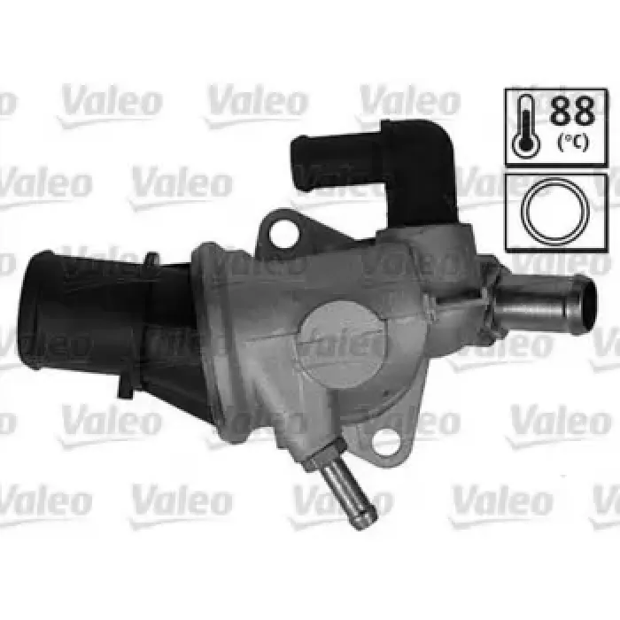 Termostat Komple Alfa 147 156 1.6 2.0 | VALEO 820402 | OEM 0060653946 0060653946 60609025 60653946 60609025 60653946