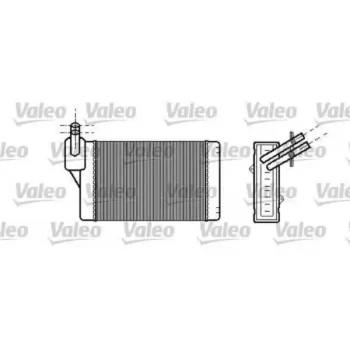 Kalorifer Radyatoru Caddy Polo A3 Arosa Beetle Cordoba Golf Ibiza Jetta Aee 95>02 A3 97>00 | VALEO 812030 | OEM 1H1819031A 1H1819031A 1H1819031B 1H1819031B